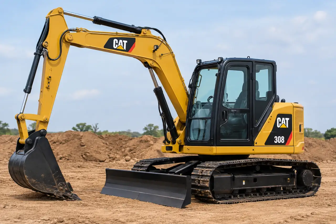 Cat 308 CR mini excavator