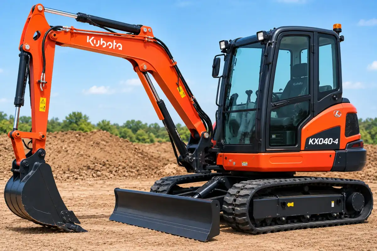 Kubota KX040 mini excavator